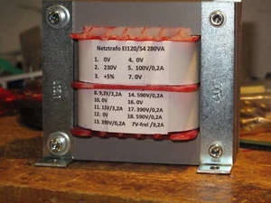 Netztransformator Röhrenverstärker 280VA - Bild 1 von 2