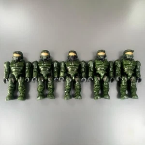 5Pcs MEGA CONSTRUX HALO BLOKS UNSC GREEN SPARTAN MARK VI MASTER CHIEF - Picture 1 of 4