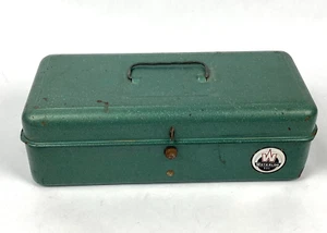 Waterloo 531 Tool Box w/ Partitioned Tray Metal Vintage 12" Small - Picture 1 of 14