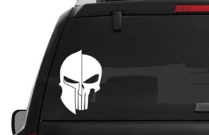 Spartan Punisher Vinyl Decal Window Bumper Sticker Pro Gun Pro NRA 2A - Picture 1 of 19