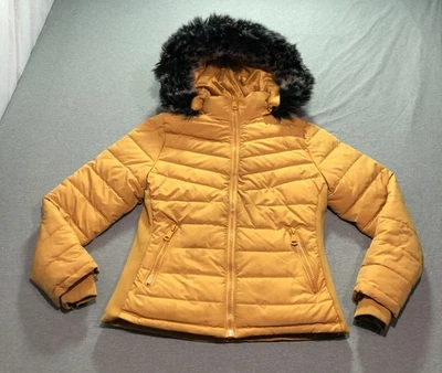 YMI Collection Puffer Chaqueta Para Mujer M Cremallera Completa Acolchada Femenina Invierno Marrón Foto 1 de 4