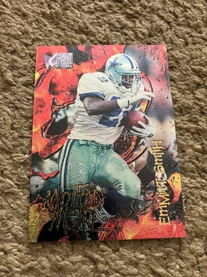 Emmitt Smith Molten Metal Fleer Metal 1996 Dallas Cowboys #10/10 - Image 1 of 3