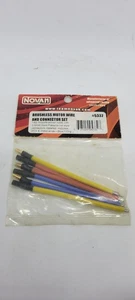 Novak Brushless Motor Connector Wire Set 14GABlue Yellow Orange NOV5332 3.5mm  - Picture 1 of 2