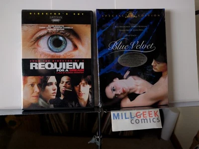 Requiem For a Dream / Blue Velvet, 2 Movie Set (DVD) Like New -JD - Image 1 of 4
