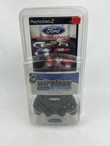 Ps2 FORD Racing 2 & Joy Tech Wireless Controller Neo X Controller SEALED - Picture 1 of 4