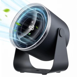 WSKEN Desk Fan with Battery Operated - Matte Quiet Digital Display,100 Speeds - Picture 1 of 5
