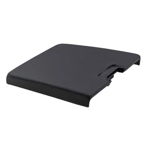 Black Front Split Bench Center Console Lid for 07-13 Silverado Sierra Escalade - Picture 1 of 9