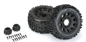 Pro-Line Badlands 3.8 All Terrain Reifen auf Felge 17mm montiert #PRO1178-10 - Bild 1 von 2