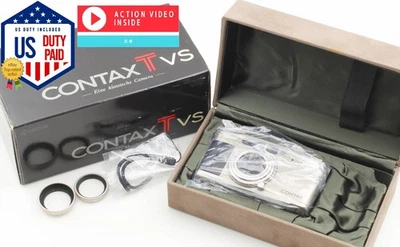 [MINT Boxed w/ Hood Filter] Contax TVS Point & Shoot Film Camera From JAPAN - Image 1 of 4