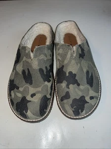 Lucky Brand Tamala 2 CamouflageSlipper Fur Lined Mule Scuff 7M - Picture 1 of 8