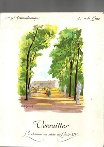 Paquebot FRANCE. Menu touriste 24 JANVIER 1966. Chateau de Versailles - Picture 1 of 2