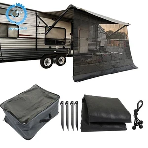 For Camper RV Awning Sun Shade Privacy Screen Free Kit W/ Grommets Various Size - Picture 1 of 57