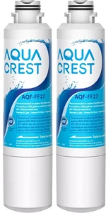 2 X AQUACREST DA2900020B Refrigerator Water Filter, Replacement Samsung HAF-CIN - Picture 1 of 6