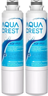 2 X AQUACREST DA2900020B Refrigerator Water Filter, Replacement Samsung HAF-CIN - Image 1 of 4