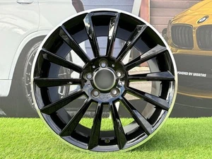 Cerchi 4x17'' 5x112 AMG stile multirazze nero lucido: adatti per Mercedes A C E - Foto 1 di 10