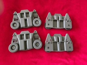 WPW10195417 Whirlpool Kenmore Dishwasher Dishrack Roller Bottom Rack Wheel 4 SET - Picture 1 of 1