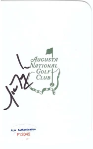Nick Taylor signierte Augusta Masters Scorekarte ALA F12042 - Bild 1 von 1