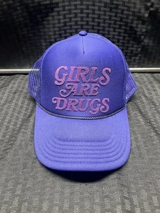 Cappello camionista snapback viola corte droga bambina sono droga - Foto 1 di 8