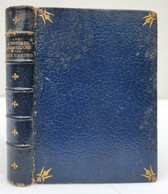 1883 ROMANTIC ADVENTURES of COUNT D'ARTOIS antique ILLUSTRATED fine binding - Image 1 of 4