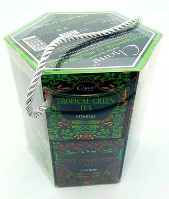 Chami Assorted of 12 Holiday Teas Health Sip of Nature 96 Tea Bags