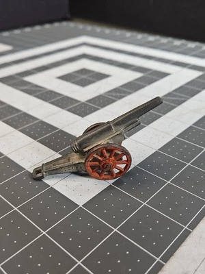 De colección Barclay Manoil Estilo EE. UU. Cañón de Artillería de Campo Metal Fundido Juguete Militar Foto 1 de 4