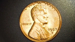 1957 D RPM LINCOLN WHEAT PENNY DDO & DDR 9 & 5 DIE CHIPS L IN RIM OFF CENTER - Picture 1 of 6