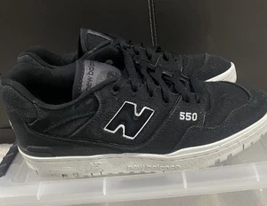 New Balance Lifestyle Mens Bb550- BLACK CANVAS SIZE 8 - Picture 1 of 7