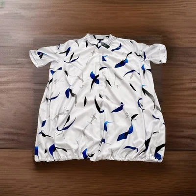 Nwt Oversized Long Button Up ShirtDress Lightweight Vacation Womens Plus Sz 28W - Image 1 of 4