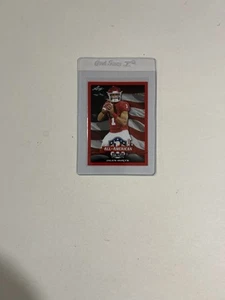 2020 Leaf Draft - All-American Jalen Hurts #75 Red (RC) - Picture 1 of 2