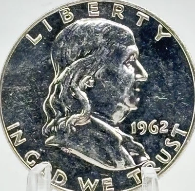 1962 50C Franklin (Proof) Half Dollar FBL #3373 - Image 1 of 3