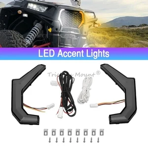 Front-LED-Akzentbeleuchtung mit integrierten Blinkern For Polaris RZR 2014-2018 - Picture 1 of 24