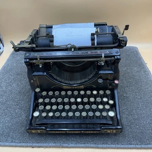 Antique Underwood Standard No.5 Typewriter Prop - Made in USA - *READ DESC* - Foto 1 di 19