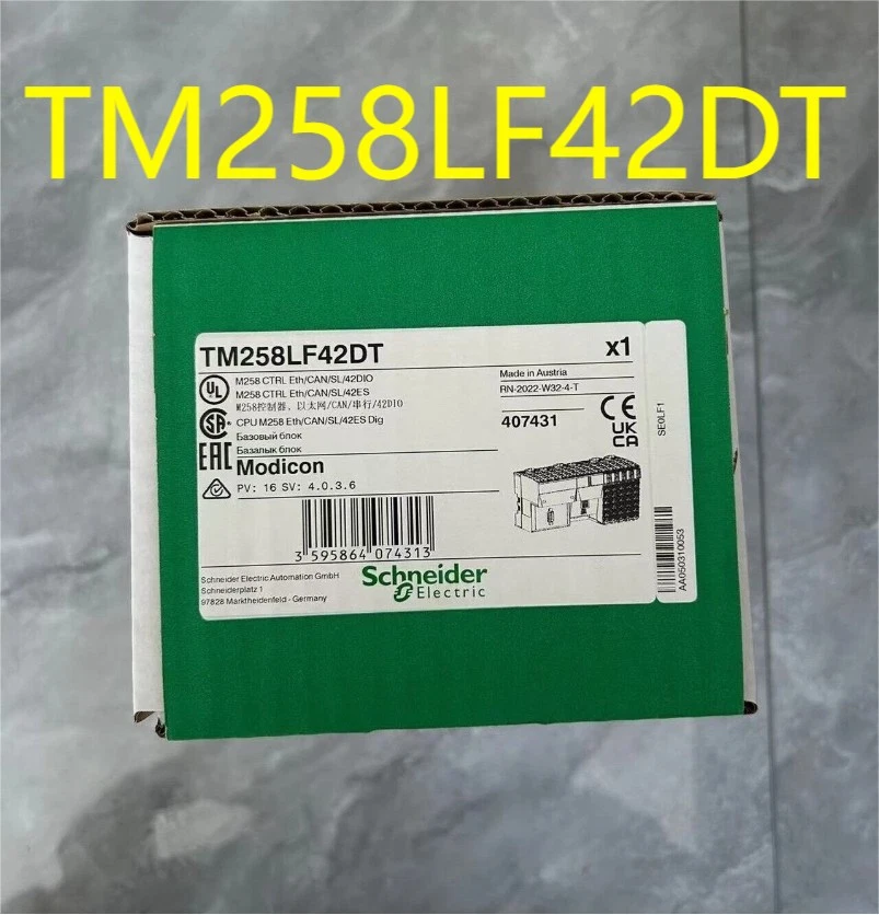 1PC New Schneider TM258LF42DT Modicon M258 Logic Controller FREE SHIP - Image 1 of 1