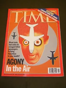 TIME MAGAZINE - AGONY IN THE AIR - March 19 2001 - Picture 1 of 1