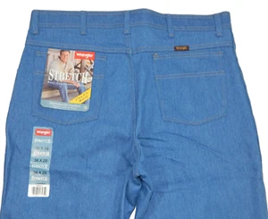 Men's Wrangler Jeans NEW Stretch Premium Denim Tag 38/29 measured Size 37x29 - Picture 1 of 5