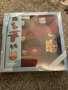 FC. BARCELONA NEWBORN BABY CLOTHING PACK 0-3 Months ……….. BNWT - Picture 1 of 7