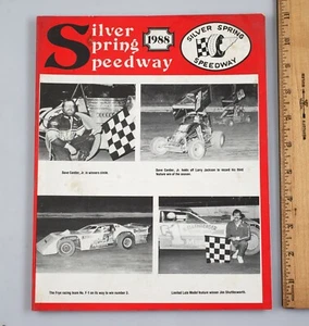 Vintage 1988 Silver Spring Speedway Program Mechanicsburg Pennsylvania - Picture 1 of 1