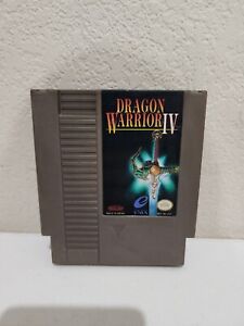 Dragon Warrior IV (Nintendo NES) CARTRIDGE ONLY VERY RARE TESTED AND WORKING! 