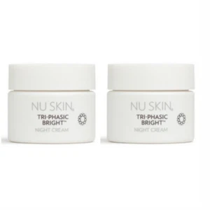 2 bottles of Nu Skin NuSkin Tri-Phasic Bright Night Cream # 14 - Picture 1 of 4