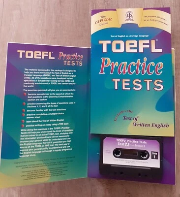 Official TOEFL Practice Tests Educational Testing Service Audio and Book 1995 - Image 1 of 4