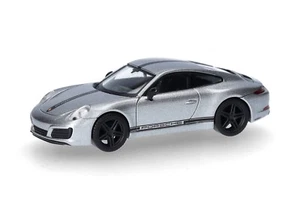 HO Scale Vehicles - 430418 - Porsche 911 (991) Carrera 4 S, silver - Picture 1 of 4