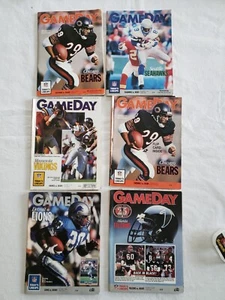 Chicago Bears Game Day Programs 6 Regular Season Home games NICE FREE SHIP - Picture 1 of 1