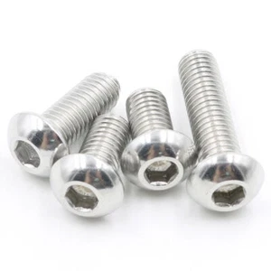 316 Edelstahl ISO7380 Innensechskant Linsenkopfschrauben M3 M4 M5 M6 M8 M10 - Bild 1 von 7