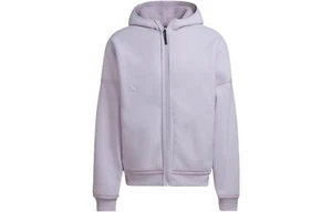 adidas Polar Fleece Full-Zip Sweatshirt Silver Dawn - Picture 1 of 4