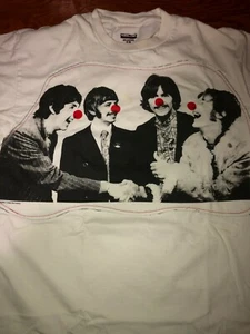  "THE BEATLES" Comic Relief RED NOSE DAY Stella McCartneyT-Shirt Size XL  - Picture 1 of 6