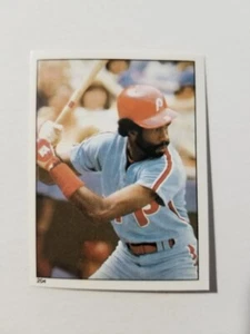 GARRY MADDOX 1981 TOPPS BASEBALL STICKER #204 PHILADELPHIA PHILLIES - Picture 1 of 2