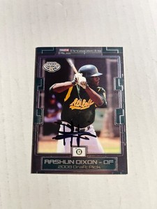 Oakland Athletics RASHUN DIXON Signed Card
