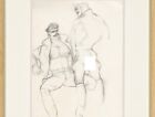 Tom of Finland Leather Daddy Homoerotic Male Drawing Touko Laaksonen Gay Nude
