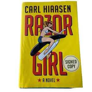 Razor Girl by Carl Hiassen Hardcover 2016 SIGNED AUTOGRAPHED - Picture 1 of 10