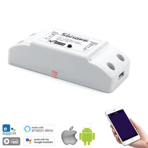 Interruttore sonoff commutatore WiFi luci LED alexa google nest android iOS 230V - Imagen 1 de 4
